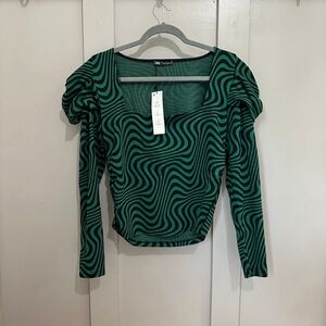 NWT Women’s Zara Long Sleeve Top